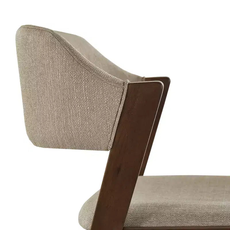 Chaise de salle à manger Abstergo moderne en bois scandinave (lot de 2) - iNSPIREQ