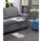 Table d'appoint rectangulaire en verre HomeStock, 1 pièce