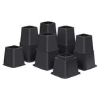 Home Collection 6Pcs Heavy Duty Adjustable Bed Risers 8