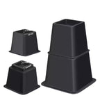 Lot de 6 rehausseurs de lit robustes et réglables Home Collection