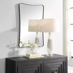Miroir de courtoisie noir Uttermost Loudon 22 x 34