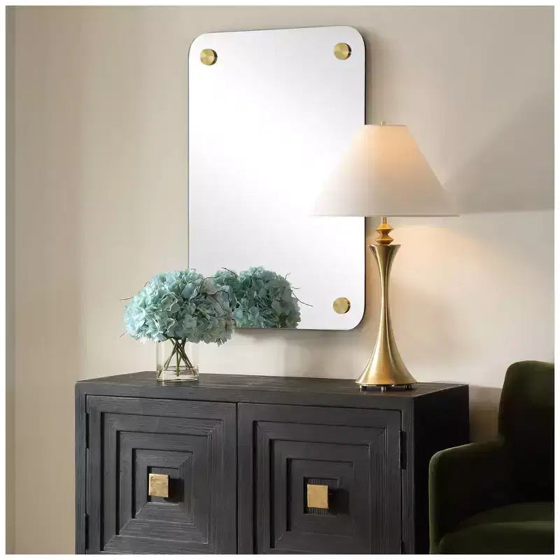 Miroir mural rectangulaire Uttermost Hamrick sans cadre 24 x 36