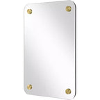 Miroir mural rectangulaire Uttermost Hamrick sans cadre 24 x 36