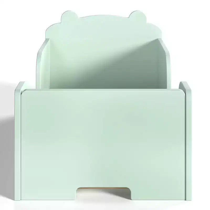 Bellemave Lit au Sol pour Tout-Petits avec Barrières de Sécurité et Forme d'Ours, Cadre de Lit en Bois Massif pour Garçons et Filles, Aucun Sommier Tapissier Nécessaire