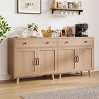 Buffet polyvalent avec tiroirs et portes, console de rangement multi-usage pour cuisine, salle à manger, salon, entrée, meuble d'appoint autonome