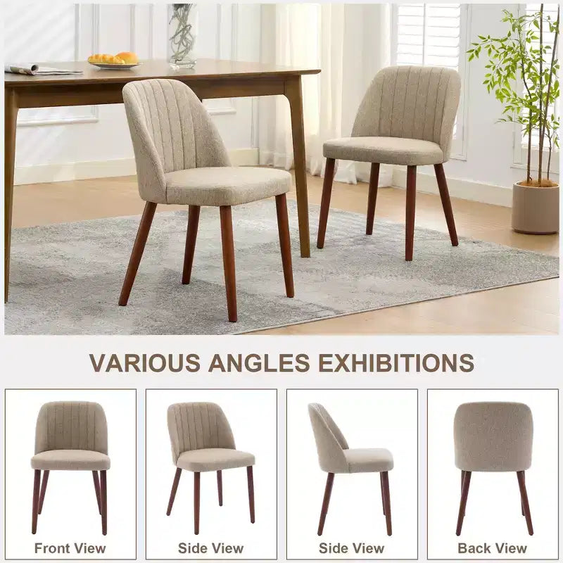 Chaises de salle à manger, chaises de cuisine rembourrées, chaise d'appoint en tissu pour cuisine, salle à manger, restaurant