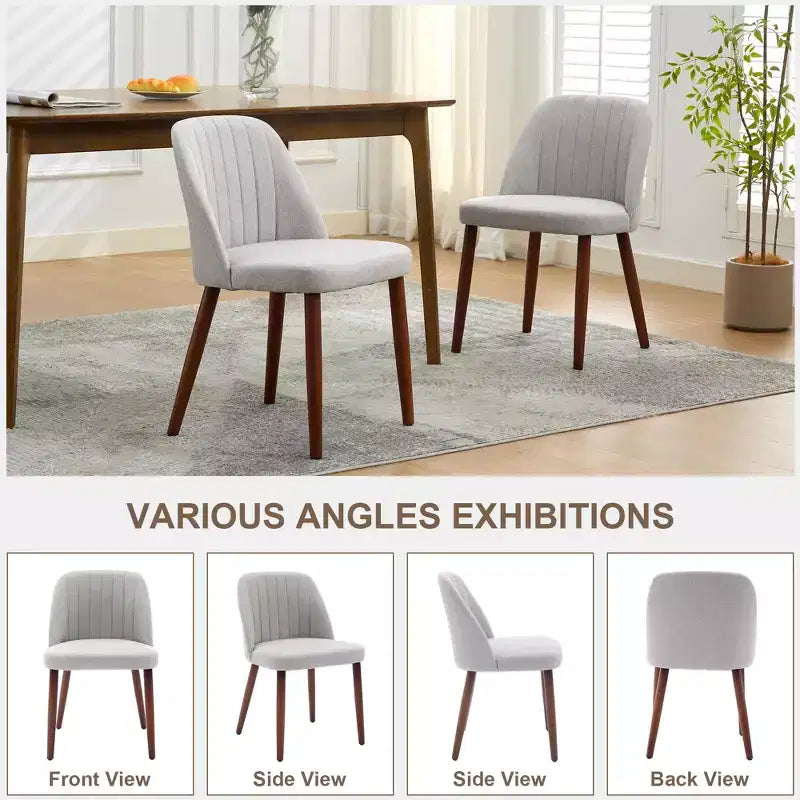 Chaises de salle à manger, chaises de cuisine rembourrées, chaise d'appoint en tissu pour cuisine, salle à manger, restaurant