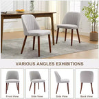 Chaises de salle à manger, chaises de cuisine rembourrées, chaise d'appoint en tissu pour cuisine, salle à manger, restaurant