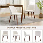 Chaises de salle à manger, chaises de cuisine rembourrées, chaise d'appoint en tissu pour cuisine, salle à manger, restaurant