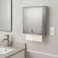 Wall Mount Paper Towel Dispenser Large Capacity Stainless Steel Hand Towel Holder for Bathrooms and Kitchens Commercial Dispenser Holds 400 Towels