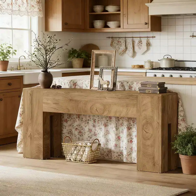 Console de style rustique en bois GDFStudio Janis