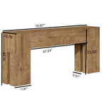 Console de style rustique en bois GDFStudio Janis