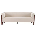 Canapé rembourré moderne en bois 3 places Christopher Knight Home Patcharee 80