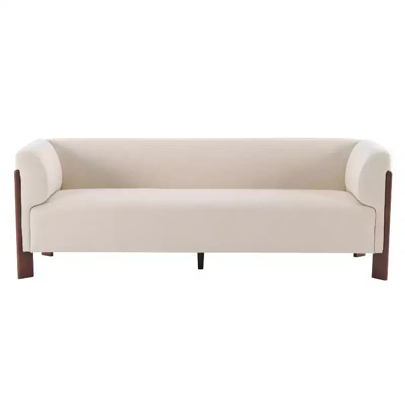 Canapé rembourré moderne en bois 3 places Christopher Knight Home Patcharee 80