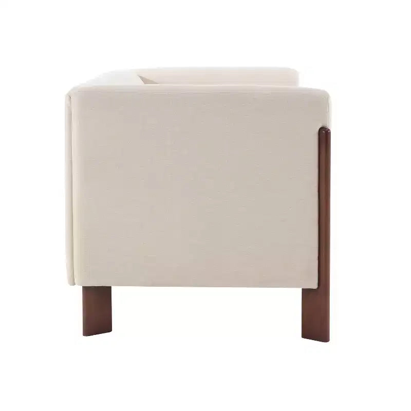 Canapé rembourré moderne en bois 3 places Christopher Knight Home Patcharee 80