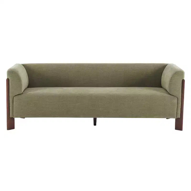 Canapé rembourré moderne en bois 3 places Christopher Knight Home Patcharee 80