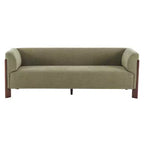 Canapé rembourré moderne en bois 3 places Christopher Knight Home Patcharee 80