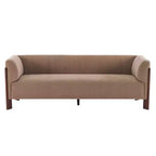 Canapé rembourré moderne en bois 3 places Christopher Knight Home Patcharee 80