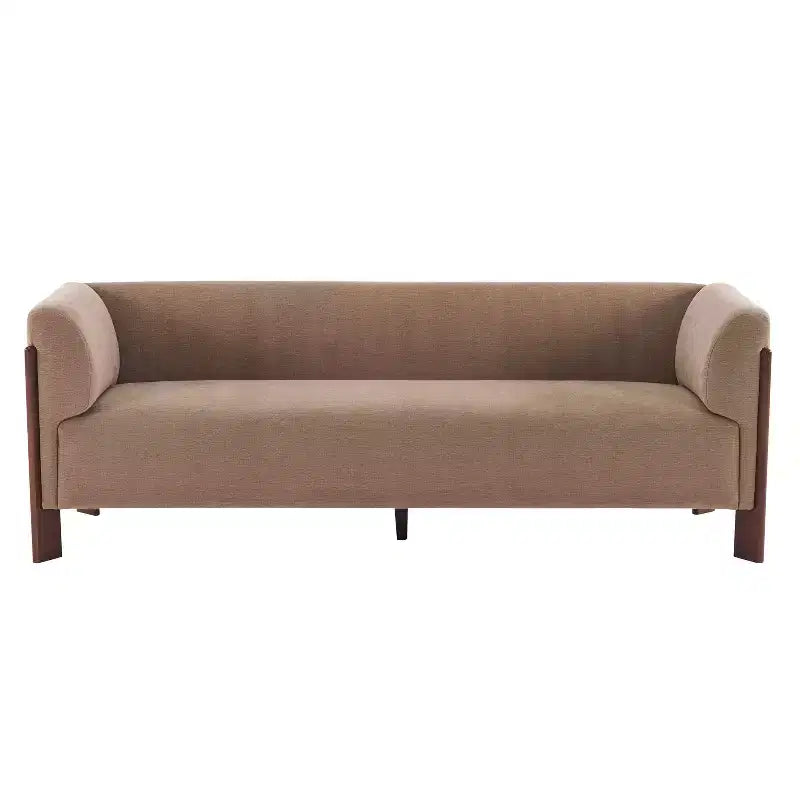 Canapé rembourré moderne en bois 3 places Christopher Knight Home Patcharee 80
