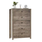Commode simple et moderne pour chambre à coucher, commode de rangement en bois avec tiroirs profonds pour salon, couloir, entrée