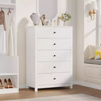 Commode simple et moderne pour chambre à coucher, commode de rangement en bois avec tiroirs profonds pour salon, couloir, entrée