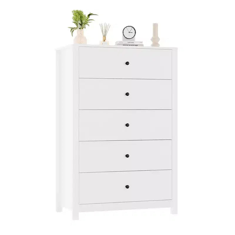 Commode simple et moderne pour chambre à coucher, commode de rangement en bois avec tiroirs profonds pour salon, couloir, entrée