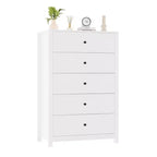 Commode simple et moderne pour chambre à coucher, commode de rangement en bois avec tiroirs profonds pour salon, couloir, entrée