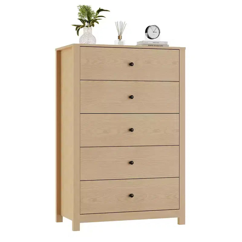 Commode simple et moderne pour chambre à coucher, commode de rangement en bois avec tiroirs profonds pour salon, couloir, entrée