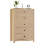 Commode simple et moderne pour chambre à coucher, commode de rangement en bois avec tiroirs profonds pour salon, couloir, entrée