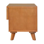 Christopher Knight Home Vasilisa Table de chevet mi-siècle moderne en bois d'hévéa avec 1 tiroir et 1 étagère ouverte