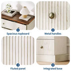 Commode haute 5 tiroirs peu encombrante pour chambre à coucher – Armoire verticale moderne, meuble de rangement spacieux – Idéal pour les vêtements et l'organisation de la maison