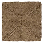 Pouffe en jonc de mer tressé Malta - CWK2028 - Naturel - Safavieh Couture