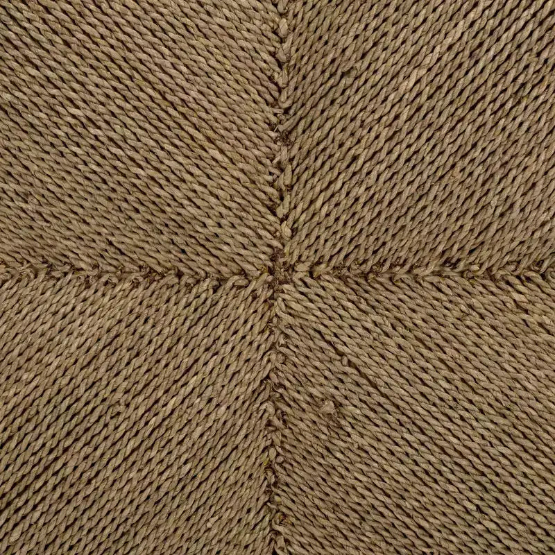 Pouffe en jonc de mer tressé Malta - CWK2028 - Naturel - Safavieh Couture