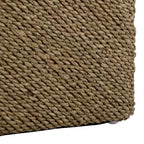 Pouffe en jonc de mer tressé Malta - CWK2028 - Naturel - Safavieh Couture