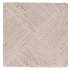 Ottoman en rotin tressé Wynrose - CWK2029 - Blanc cassé - Safavieh Couture