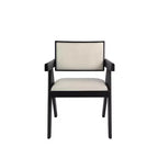 Chaises d'appoint Raquel, lot de 2, noires