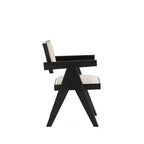 Chaises d'appoint Raquel, lot de 2, noires