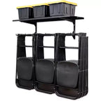 StoreYourBoard G-Chair + Étagère | Système de rangement mural réglable | Supporte 136 kg