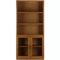 Jollie Glass Door Bookcase - Natural - SEI