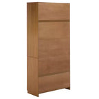 Bibliothèque Jollie avec portes vitrées - Naturel - SEI