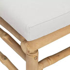 vidaXL Repose-pieds de jardin gris clair bambou moyen modulaire