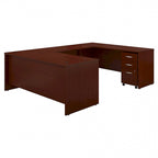 Bureau en U 72W de la Série C avec tiroirs de Bush Business Furniture