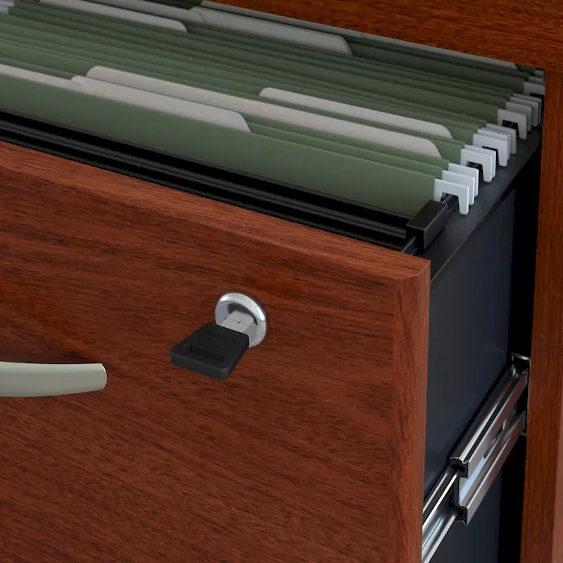 Bureau en U 72W de la Série C avec tiroirs de Bush Business Furniture