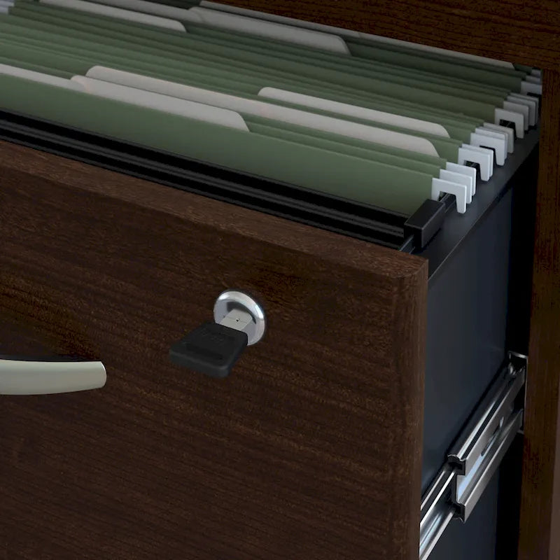 Bureau en U 72W de la Série C avec tiroirs de Bush Business Furniture