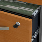 Bureau en U 72W de la Série C avec tiroirs de Bush Business Furniture