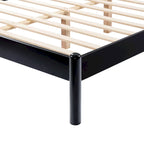 Christopher Knight Home Lit plateforme double en bois avec tête de lit moelleuse