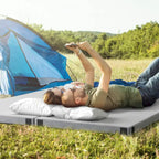 Matelas de camping Goplus en mousse à mémoire de forme avec sac de voyage antidérapant – Voir les détails