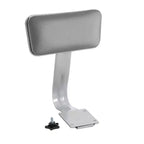 Hampden Furnishings Lot de 2 tabourets de bar 76 cm avec dossier collection Otto, gris : Vinyle rembourré, cadre en acier, capacité 136 kg