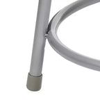 Hampden Furnishings Lot de 2 tabourets de bar 76 cm avec dossier collection Otto, gris : Vinyle rembourré, cadre en acier, capacité 136 kg