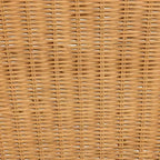 bali & pari Tabouret de bar en rotin naturel Barito, hauteur comptoir : Design bohème, aucun assemblage requis